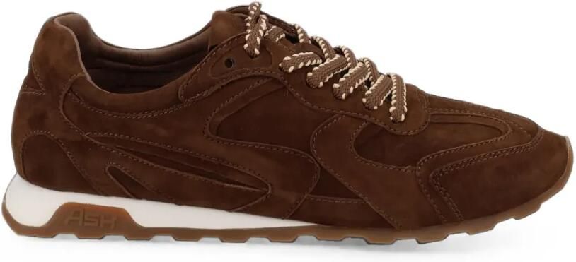 Ash Kasar sneakers met suède vlakken Bruin