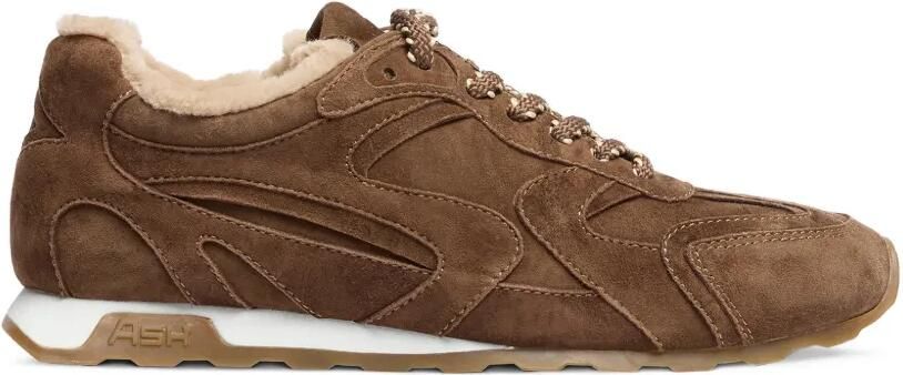 Ash Kasar suède low-top sneakers met voering Bruin
