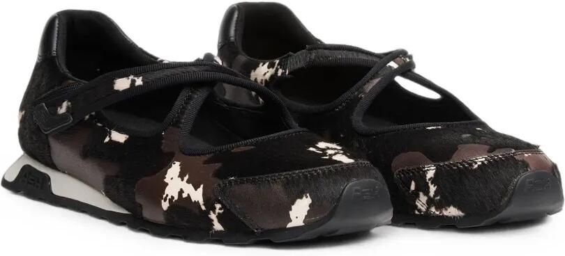 Ash Kore Bis slip-on sneakers met klittenband en koeienprint Zwart - Foto 3