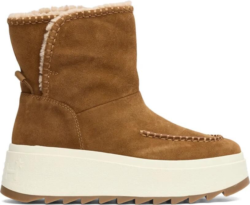 Ash Marble gevoerde snowboots Bruin