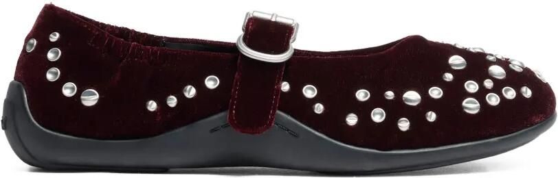Ash Mimosa ballerina's met studs Rood