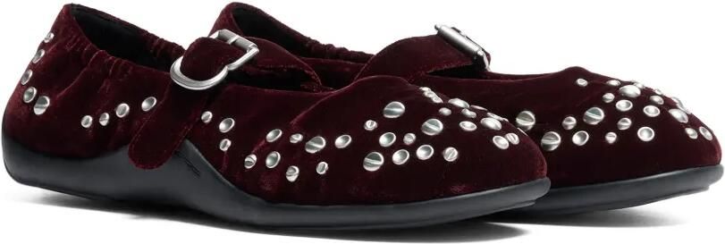 Ash Mimosa ballerina's met studs Rood - Foto 3