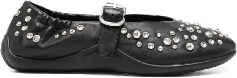 Ash Mimosa ballerina's met studs Zwart - Foto 3