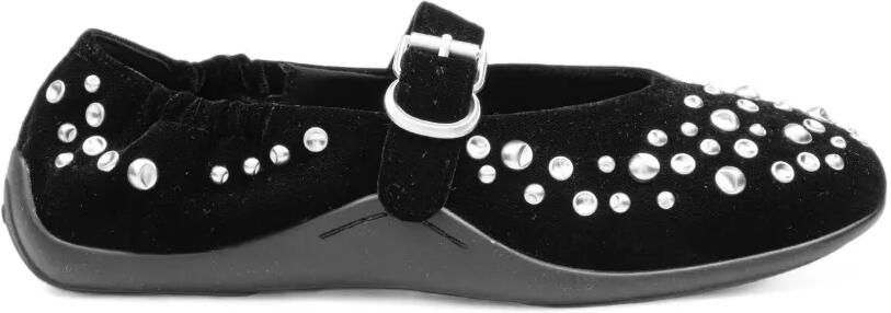 Ash Mimosa ballerina's met studs Zwart