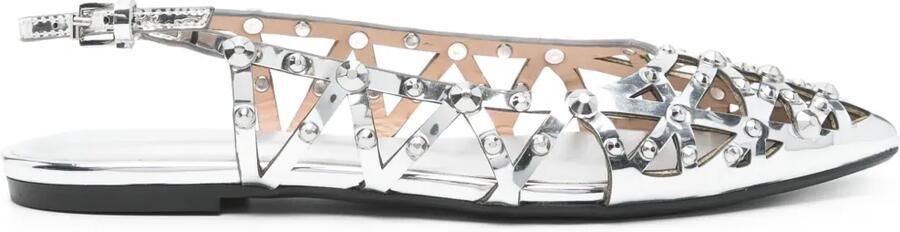 Ash Mirror ballerina's Zilver
