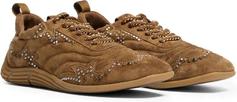 Ash Miura suède low-top sneakers met studs Bruin - Foto 3