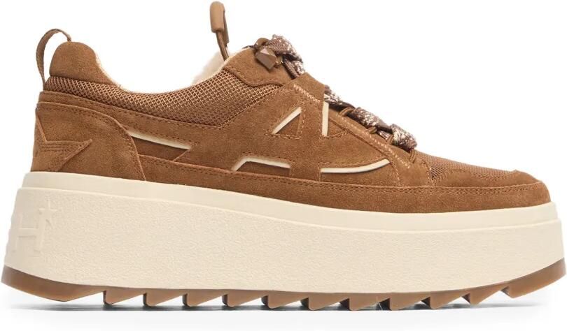 Ash Movie low-top sneakers met plateauzool en vlakken Bruin