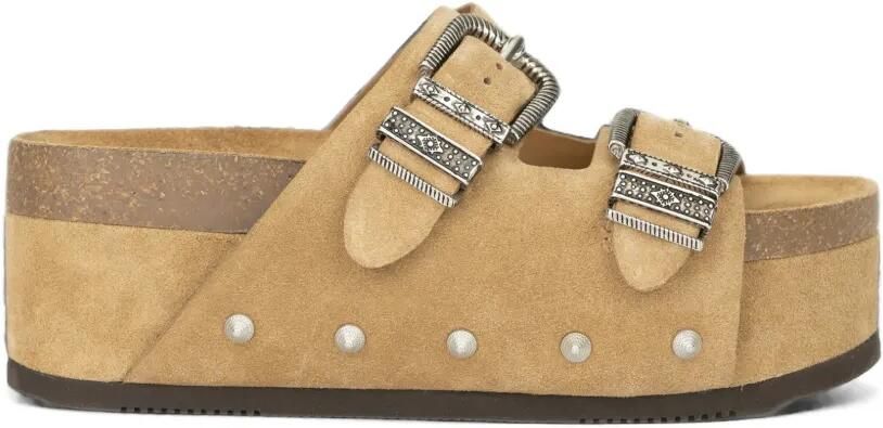 Ash Mystic platte sandalen Beige