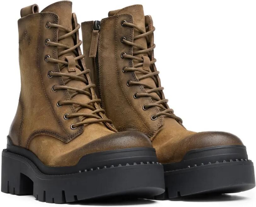 Ash Noah combat boots met veters Bruin - Foto 2