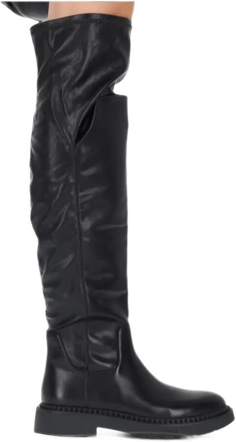 Ash Overknee laarzen Zwart