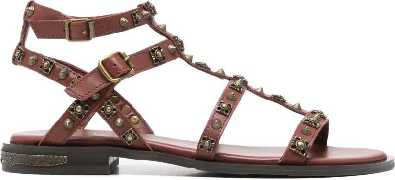 Ash Pacha sandalen verfraaid met studs Bruin