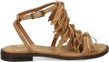 Ash Panic sandalen met franje en studs Beige - Beige