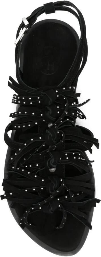 Ash Panic sandalen met franje en studs Zwart - Foto 2