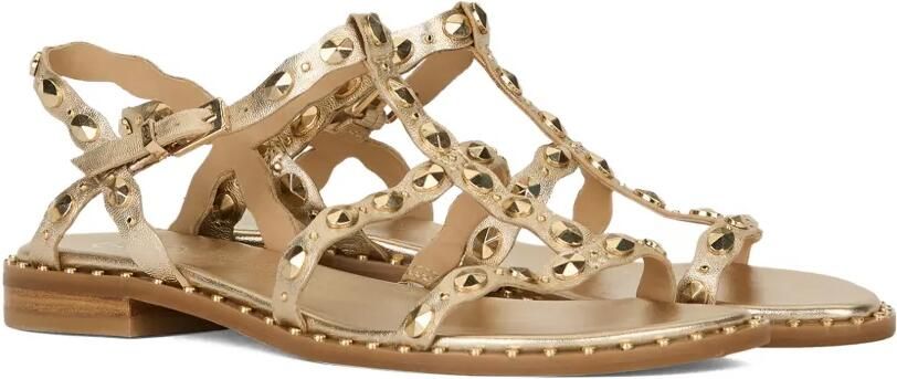 Ash Plus studded calf leather sandals Beige - Foto 3