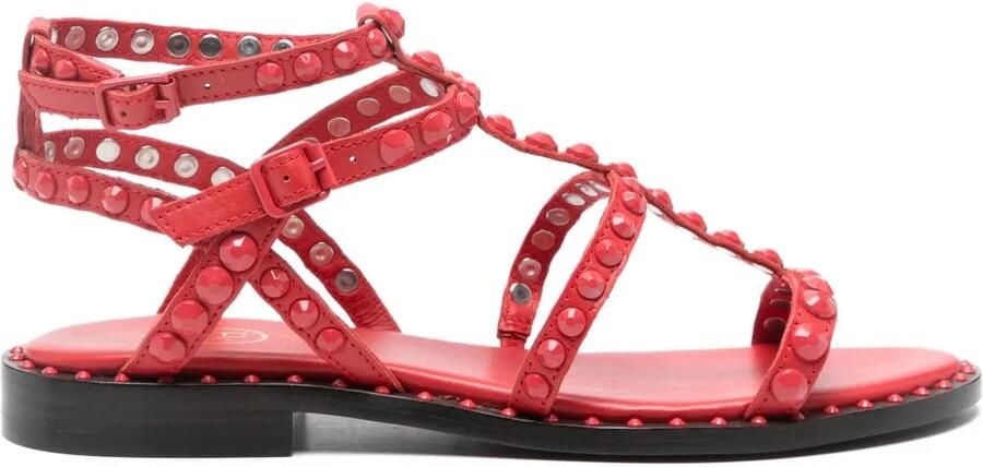 Ash Precious sandalen met studs Rood