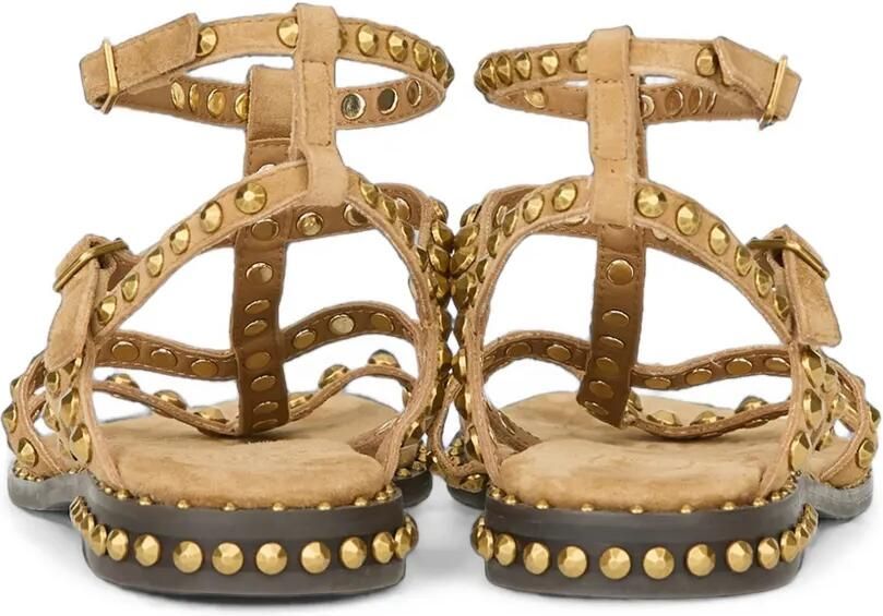 Ash Precious stud-embellished leather flat sandals Bruin - Foto 2