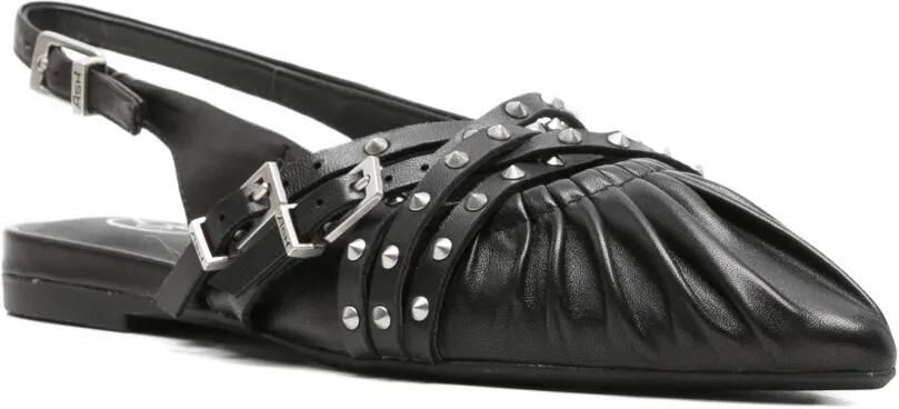 Ash Pumps met ruches en studs Zwart - Foto 2