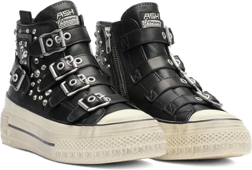 Ash Rainbow high-top sneakers verfraaid met studs en gesp Zwart - Foto 3