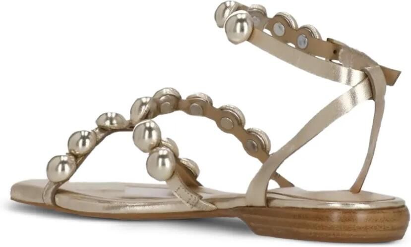 Ash Regy leren sandalen met imitatieparel Goud - Foto 4