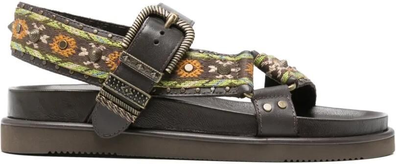 Ash Sandalen met gesp Bruin