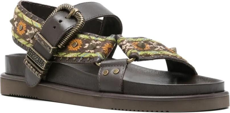Ash Sandalen met gesp Bruin - Foto 3