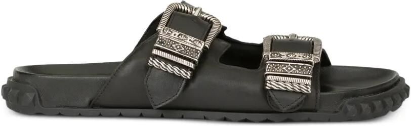 Ash Sandalen met gespbandje Zwart