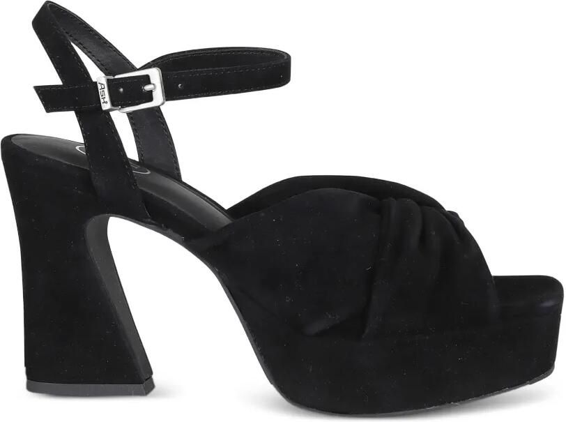 Ash Sandalen met plateauzool Zwart