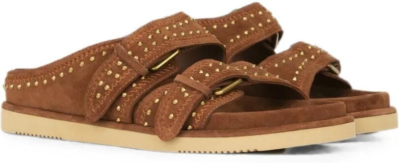 Ash Sandalen met studs Bruin
