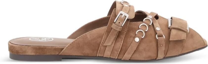 Ash Slippers met gesp Beige
