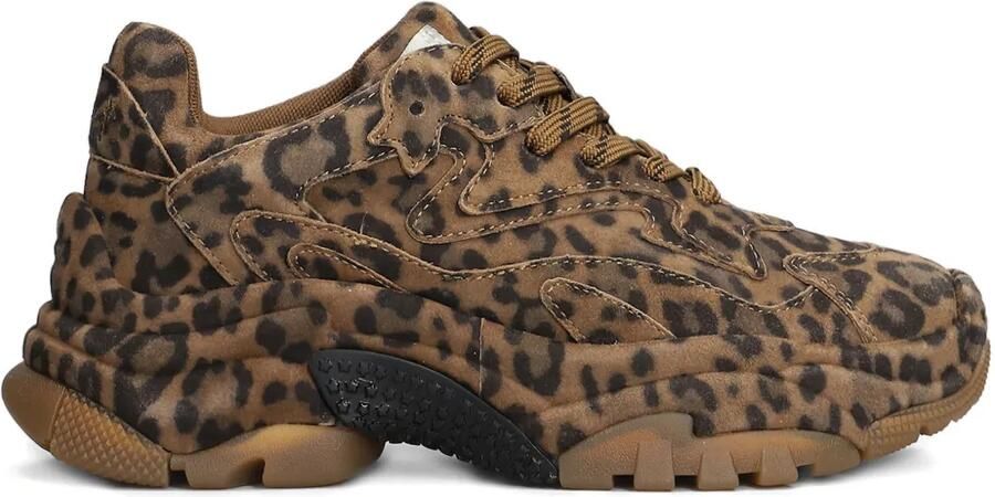 Ash Sneakers met dierenprint Bruin