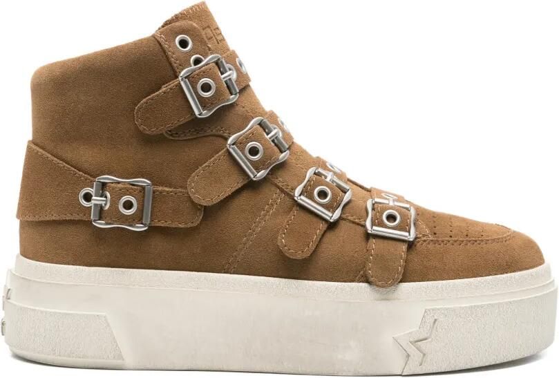 Ash Starmoon sneakers met gespbandje Bruin