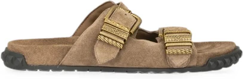 Ash Twister sandalen met gespsluiting Bruin