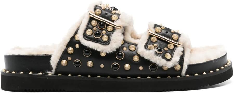 Ash Utah slippers Zwart