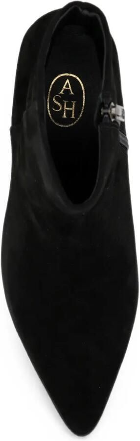 Ash Vicky pointed-toe ankle boots Zwart