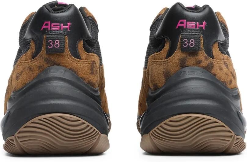 Ash Vik low-top sneakers met luipaardprint en vlakken Bruin - Foto 2