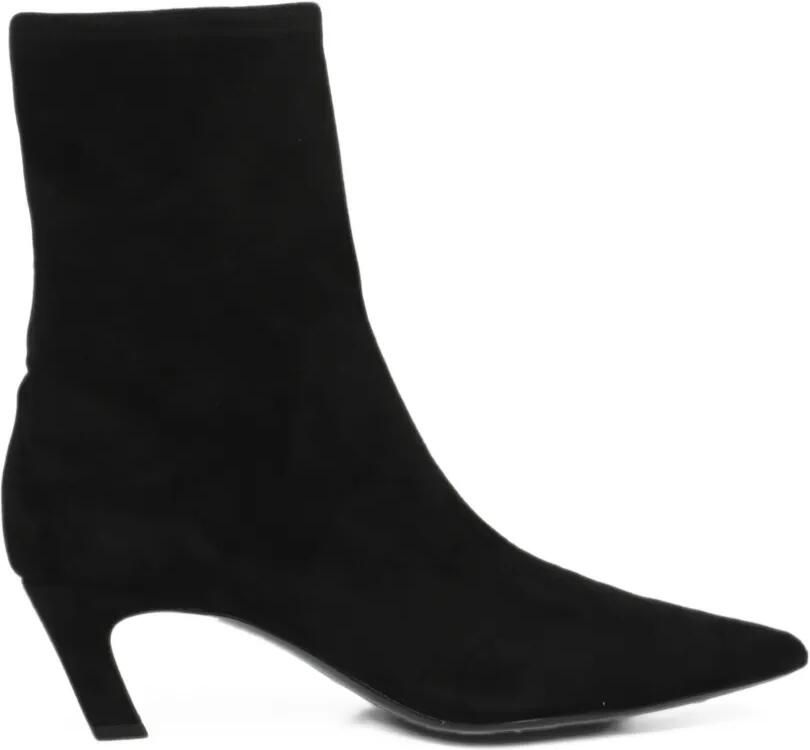 Ash Viva pointed-toe ankle boots Zwart