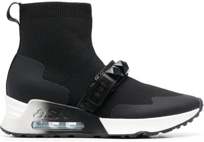 Ash Sneakers met klittenband Zwart