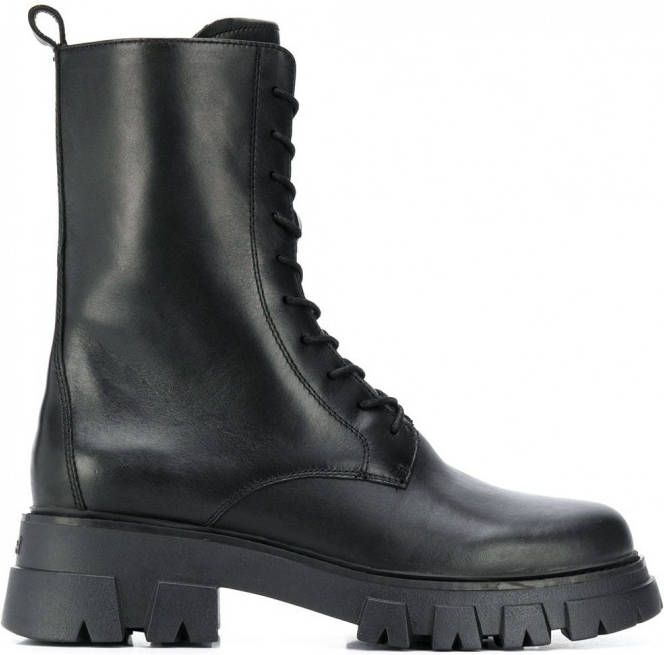 Ash Liam combat boots Zwart