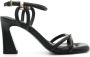 Ash Lola 95mm leren sandalen Zwart - Thumbnail 1