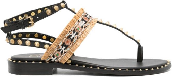 Ash Patchoeli sandalen met studs Zwart
