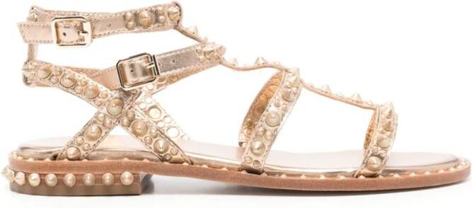 Ash Pepsy stud-embellished sandals Goud