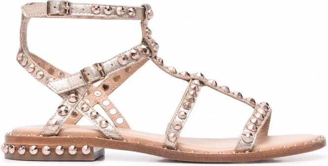 Ash Precious sandalen met studs Goud