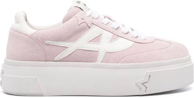 Ash Star Moon suède sneakers Roze