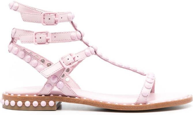 Ash Leren sandalen Roze