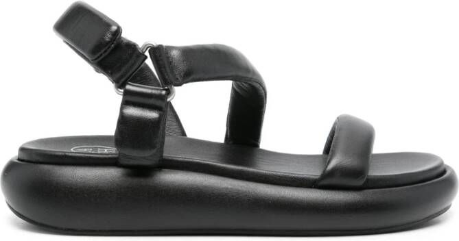 Ash Vanessa 50mm leather sandals Zwart