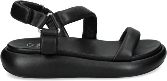 Ash Vanessa leren sandalen Zwart