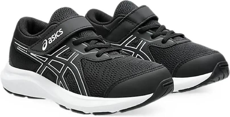 Asics Kids Contend 9 "Black White" sneakers Zwart