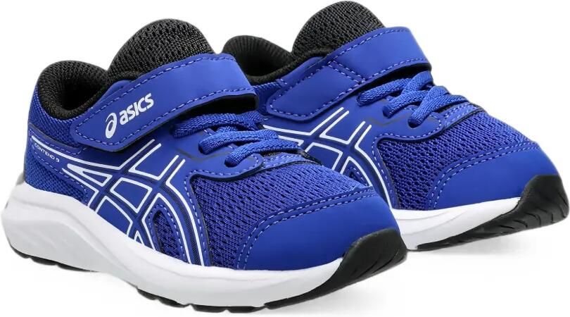 Asics Kids Contend 9 GS sneakers met klittenband Blauw