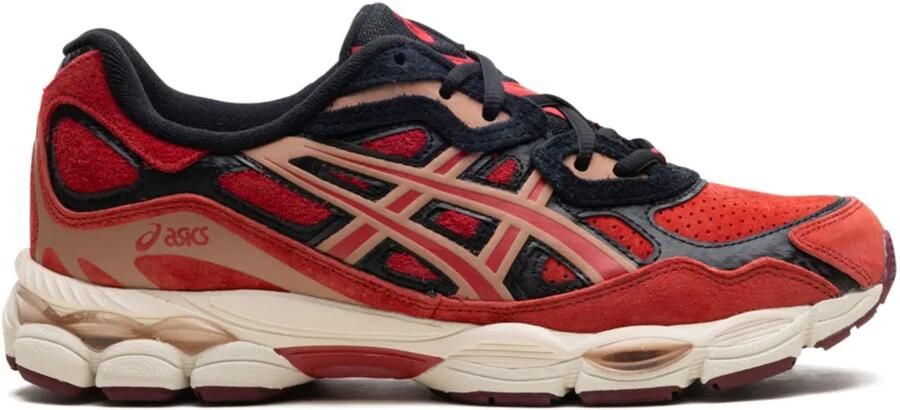 ASICS x Bleach GEL-NYC "Renji Abarai Red Black" sneakers Rood