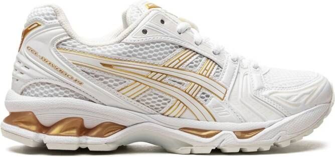 ASICS GEL-KAYANO 14 "White White" sneakers Wit